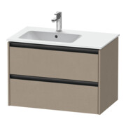 Duravit Meuble sous-lavabo Ketho.2 81x48x54,9 cm, avec évier gauche, lin