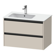 Duravit Meuble sous-lavabo Ketho.2 81x48x54,9 cm, avec siphon à gauche, Tau mat