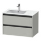 Duravit Meuble sous lavabo Ketho.2 81x48x54,9 cm, f WT m B gauche, béton gris-1