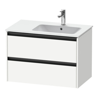 Duravit Meuble sous-lavabo Ketho.2 81x48x54,9 cm, p. lavabo avec siphon à droite, blanc mat
