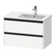 Duravit Meuble sous-lavabo Ketho.2 81x48x54,9 cm, p. lavabo avec siphon à droite, blanc mat-1