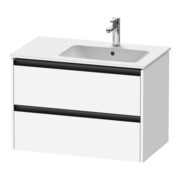 Duravit Meuble sous-lavabo Ketho.2 81x48x54,9 cm, p. lavabo avec siphon à droite, blanc mat