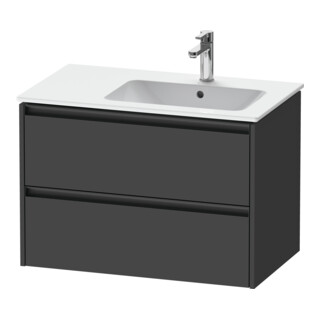Duravit Meuble sous-lavabo Ketho.2 81x48x54,9 cm, p. lavabo c. bac, graph ma