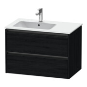 Duravit Meuble sous-lavabo Ketho.2 81x48x54,9 cm, pour lavabo avec siphon à gauche, blanc œuf