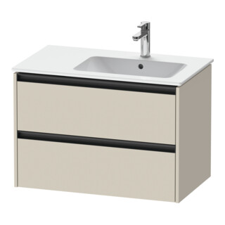 Duravit Meuble sous-lavabo Ketho.2 81x48x54,9cm, p/ LV c/ cuve droite, Tau mat