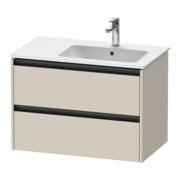 Duravit Meuble sous-lavabo Ketho.2 81x48x54,9cm, p/ LV c/ cuve droite, Tau mat