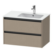 Duravit Meuble sous lavabo Ketho.2 81x48x54,9cm, p/vasque c/bonnet, lin