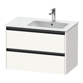 Duravit Meuble sous-lavabo Ketho.2 81x48x54,9cm, pdt vasque à droite, blanc mat