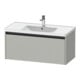 Duravit Meuble sous lavabo Ketho.2 98,4x45,5 cm, béton gris, 1 tiroir, suspendu-1