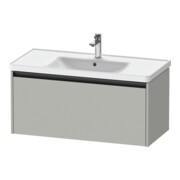 Duravit Meuble sous lavabo Ketho.2 98,4x45,5 cm, béton gris, 1 tiroir, suspendu