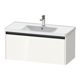 Duravit Meuble sous-lavabo Ketho.2 98,4x45,5 cm, blanc brillant, 1 tiroir, suspendu