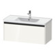 Duravit Meuble sous-lavabo Ketho.2 98,4x45,5 cm, blanc brillant, 1 tiroir, suspendu-1