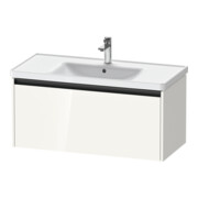 Duravit Meuble sous-lavabo Ketho.2 98,4x45,5 cm, blanc brillant, 1 tiroir, suspendu