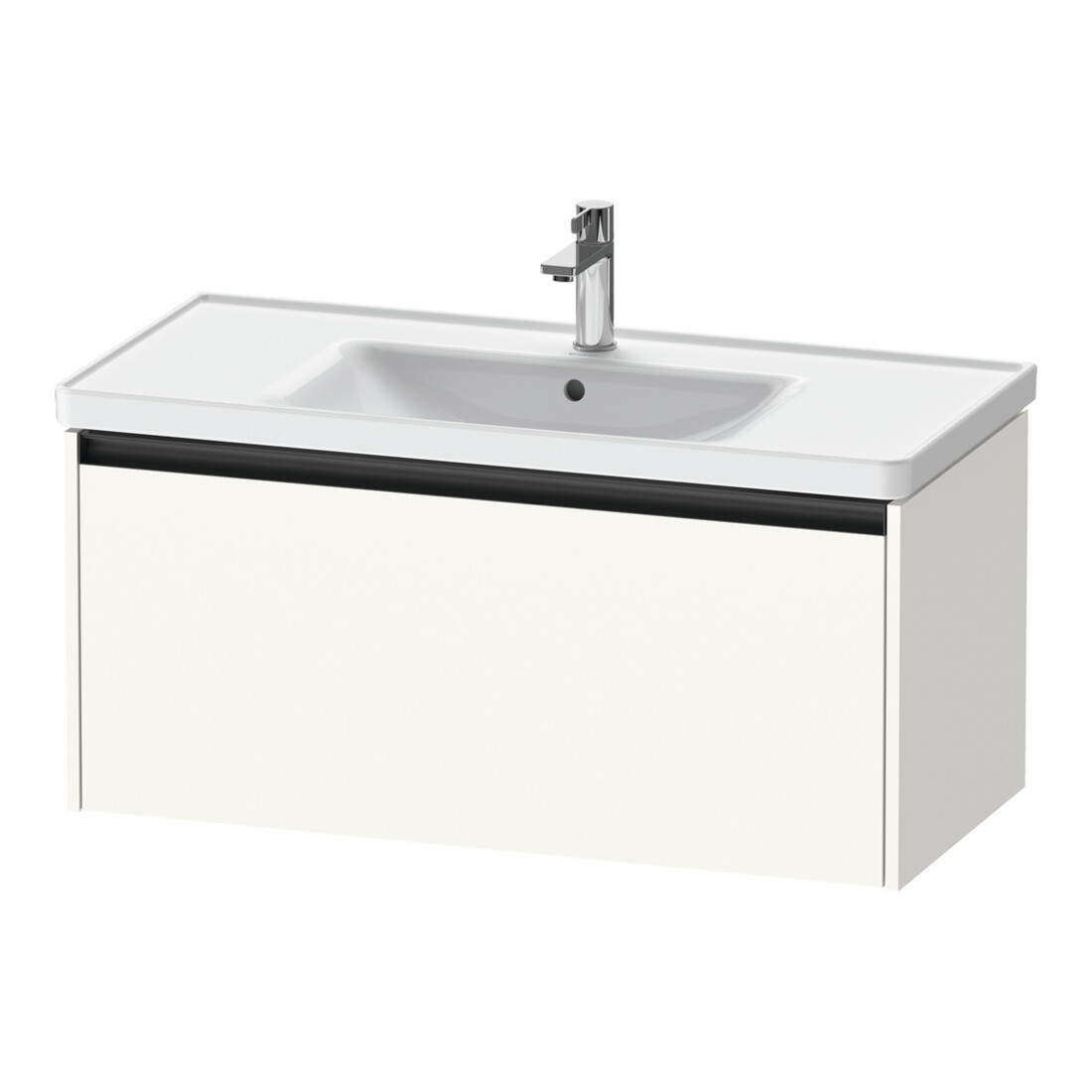 Duravit Meuble sous-lavabo Ketho.2 98,4x45,5 cm, blanc mat, 1 tiroir, suspendu