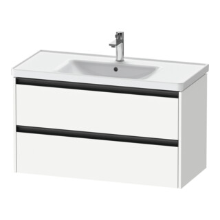 Duravit Meuble sous-lavabo Ketho.2 98,4x45,5 cm, blanc mat, 2 tiroirs, suspendu