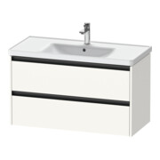 Duravit Meuble sous lavabo Ketho.2 98,4x45,5 cm, blanc mat, 2 tiroirs, suspendu