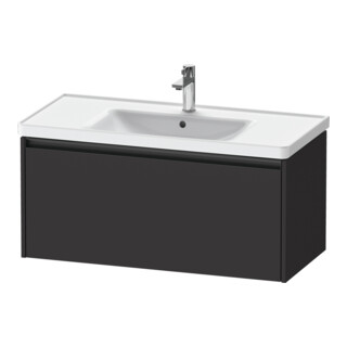Duravit Meuble sous lavabo Ketho.2 98,4x45,5 cm, graphite mat, 1 tiroir, suspendu