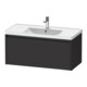 Duravit Meuble sous lavabo Ketho.2 98,4x45,5 cm, graphite mat, 1 tiroir, suspendu-1