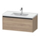 Duravit Meuble sous lavabo Ketho.2 98,4x45,5 cm, œuf marbré, 1 tiroir, suspendu-1