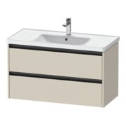 Duravit Meuble sous-lavabo Ketho.2 98,4x45,5 cm, Tau mat, 2 tiroirs, suspendu
