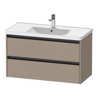 Duravit Meuble sous-lavabo Ketho.2 98,4x45,5cm, blanc, 2 tiroirs, suspendu