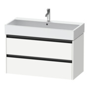 Duravit Meuble sous lavabo Ketho.2 98,4x46 cm, blanc mat, 2 tiroirs, suspendu-1