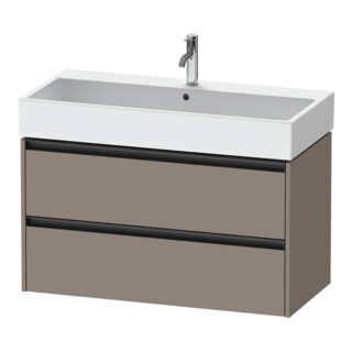 Duravit Meuble sous-lavabo Ketho.2 98,4x46 cm, blanc mat, 2 tiroirs, suspendu