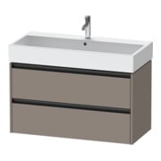 Duravit Meuble sous-lavabo Ketho.2 98,4x46 cm, blanc mat, 2 tiroirs, suspendu