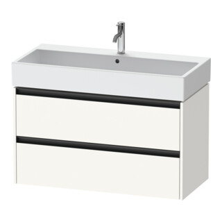 Duravit Meuble sous lavabo Ketho.2 98,4x46 cm, blanc mat, 2 tiroirs, suspendu