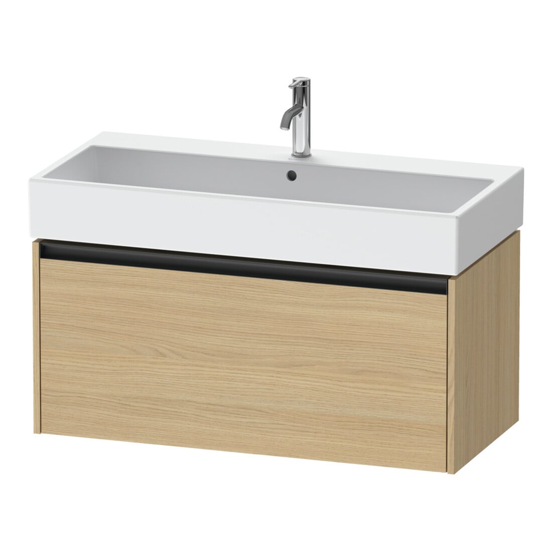 Duravit Meuble sous lavabo Ketho.2 98,4x46 cm, chêne naturel, 1 tiroir, suspendu