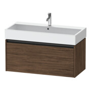 Duravit Meuble sous-lavabo Ketho.2 98,4x46 cm, noyer foncé, 1 tiroir, suspendu