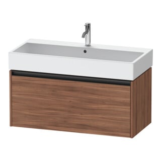Duravit Meuble sous lavabo Ketho.2 98,4x46 cm, noyer naturel, 1 tiroir, suspendu