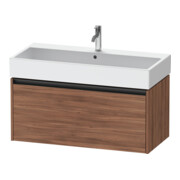 Duravit Meuble sous lavabo Ketho.2 98,4x46 cm, noyer naturel, 1 tiroir, suspendu-1