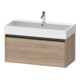 Duravit Meuble sous-lavabo Ketho.2 98,4x46 cm, œuf marbre, 1 tiroir, suspendu-1