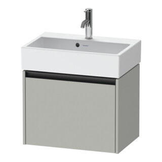 Duravit Meuble sous-lavabo Ketho.2 Compact 58,4x39x44 cm, 1 tiroir, suspendu, béton gris