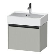 Duravit Meuble sous-lavabo Ketho.2 Compact 58,4x39x44 cm, 1 tiroir, suspendu, béton gris