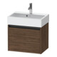 Duravit Meuble sous lavabo Ketho.2 Compact 58,4x39x44 cm, 1 tiroir, suspendu, noyer foncé-1