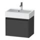 Duravit Meuble sous-lavabo Ketho.2 Compact 58,4x39x44cm, 1 tiroir, suspendu, graphite mat-1