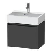 Duravit Meuble sous-lavabo Ketho.2 Compact 58,4x39x44cm, 1 tiroir, suspendu, graphite mat