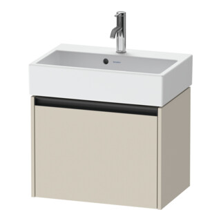 Duravit Meuble sous-lavabo Ketho.2 Compact 58,4x39x44cm, 1 tiroir, suspendu, taupe mat
