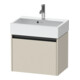 Duravit Meuble sous-lavabo Ketho.2 Compact 58,4x39x44cm, 1 tiroir, suspendu, taupe mat-1