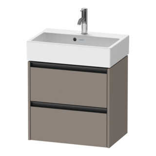 Duravit Meuble sous lavabo Ketho.2 Compact 58,4x39x54,9cm, 2 tiroirs, suspendu, bas. ma