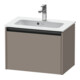 Duravit Meuble sous lavabo Ketho.2 Compact 61x39 cm, bas. mat, 1 tiroir, suspendu-1