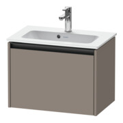 Duravit Meuble sous lavabo Ketho.2 Compact 61x39 cm, bas. mat, 1 tiroir, suspendu