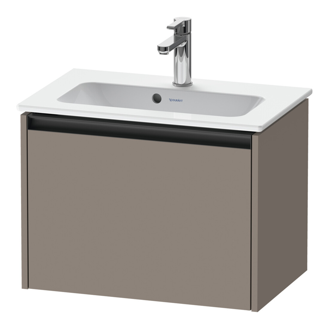 Duravit Meuble sous lavabo Ketho.2 Compact 61x39 cm, bas. mat, 1 tiroir, suspendu