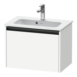 Duravit Meuble sous-lavabo Ketho.2 Compact 61x39 cm, blanc mat, 1 tiroir, suspendu