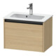 Duravit Meuble sous-lavabo Ketho.2 Compact 61x39 cm, blanc naturel, 1 tiroir, suspendu-1