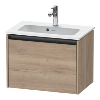 Duravit Meuble sous-lavabo Ketho.2 Compact 61x39 cm, blanc œuf, 1 tiroir, suspendu