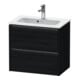 Duravit Meuble sous lavabo Ketho.2 Compact 61x39 cm, blanc œuf, 2 tiroirs, suspendu-1