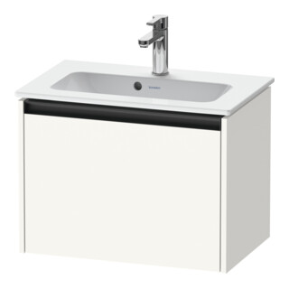 Duravit Meuble sous-lavabo Ketho.2 Compact 61x39cm, blanc mat, 1 tiroir, suspendu